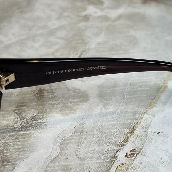 Oliver Peoples Sunglasses Harlot Oversized Dark Brown/Gold 64-15-130 Case Japan main image 14